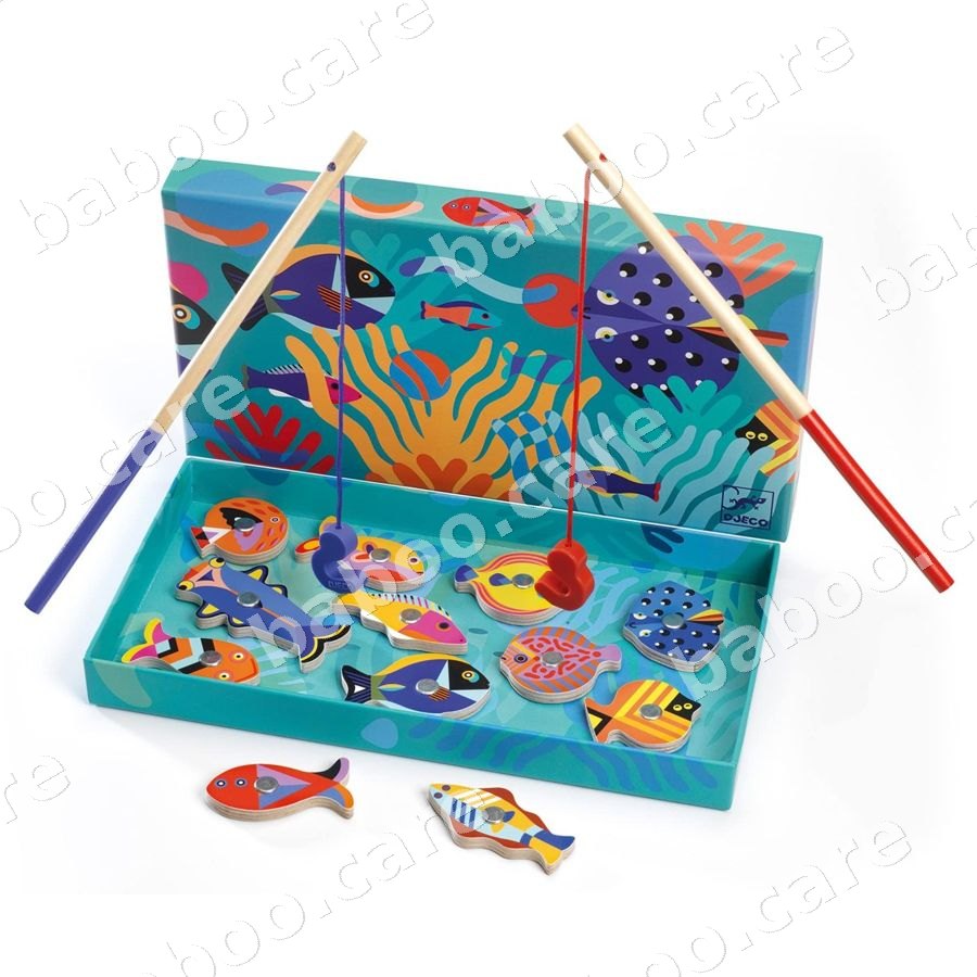 Djeco Djeco Wooden Magnetic Fishing Game — baby & kids product