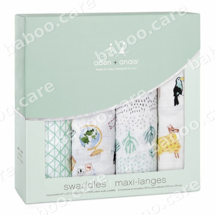 Aden + Anais Aden + Anais Classic Muslin Swaddles (4-pack) — baby & kids product