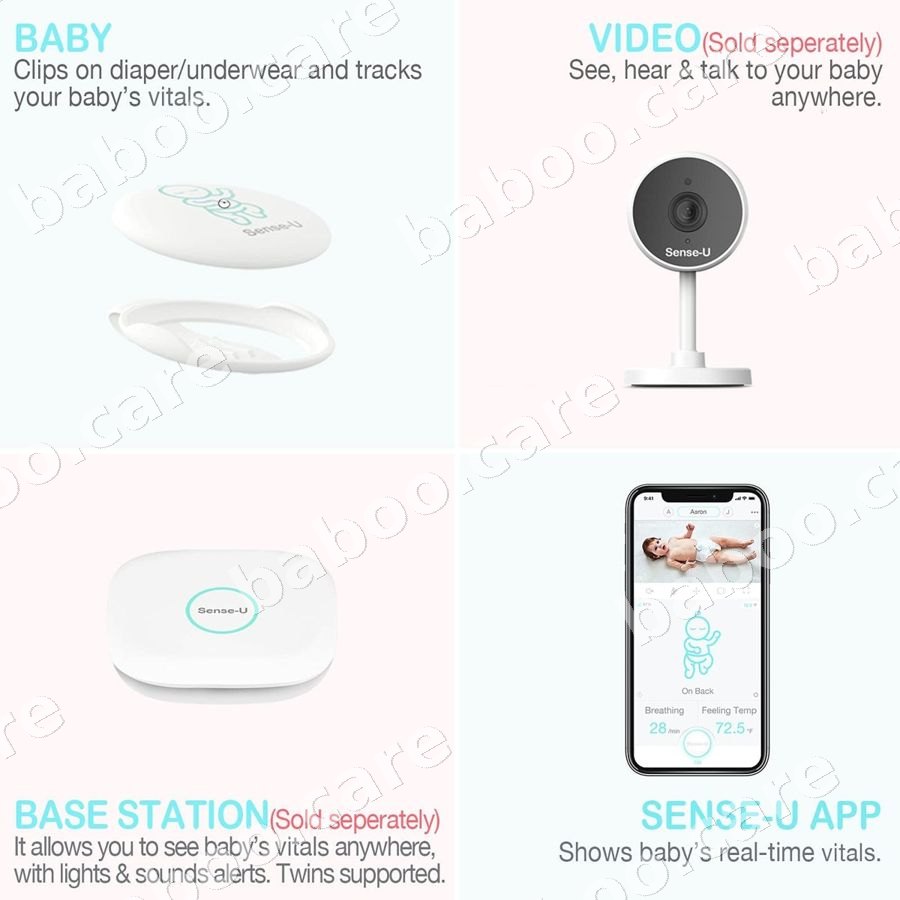 Sense-U Sense-U Baby Breathing & Movement Monitor — baby & kids product