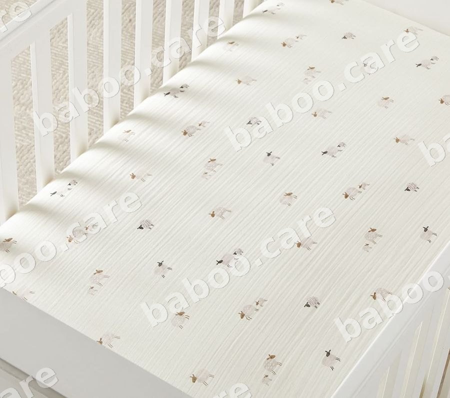 Pottery Barn Kids Pottery Barn Kids Organic Muslin Crib Sheet — baby & kids product