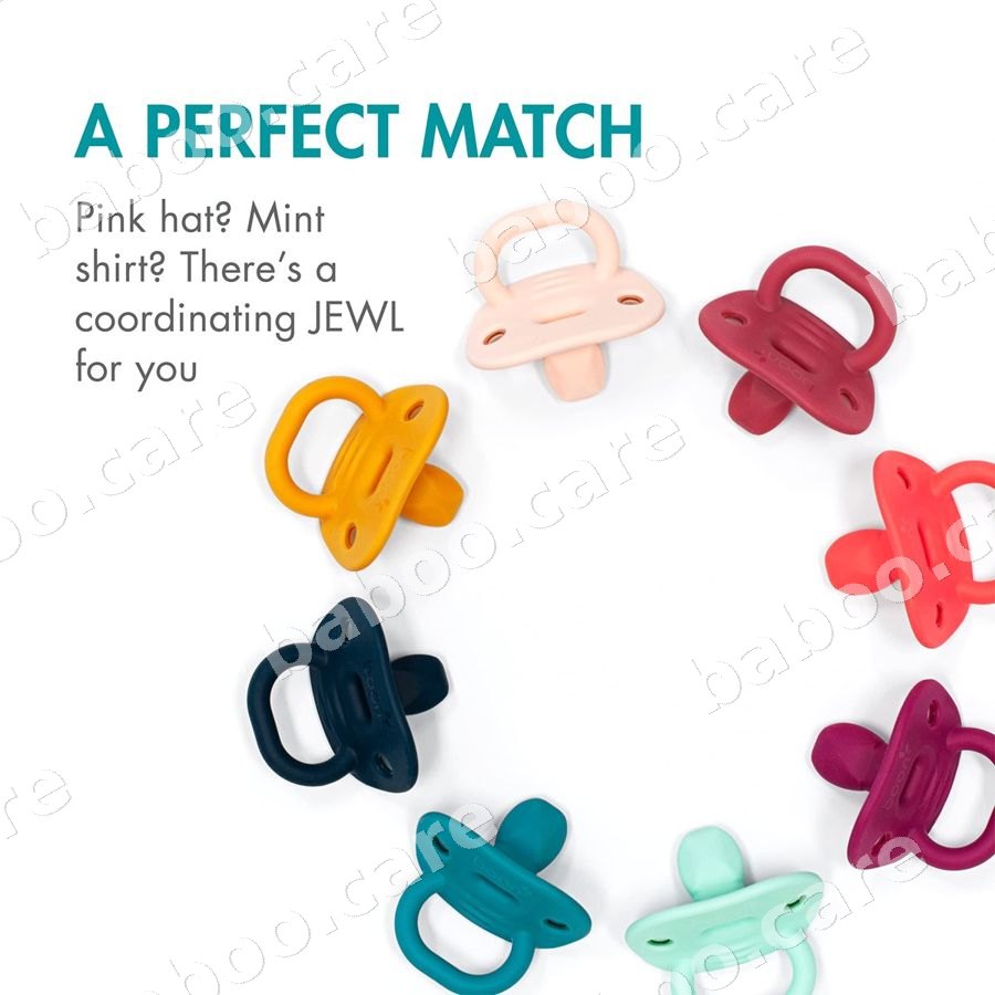 Boon Boon JEWL Orthodontic Silicone Pacifier (2-pack) — baby & kids product