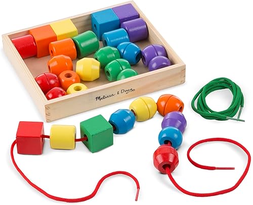 Melissa & Doug Melissa & Doug Wooden Lacing Beads — baby & kids product