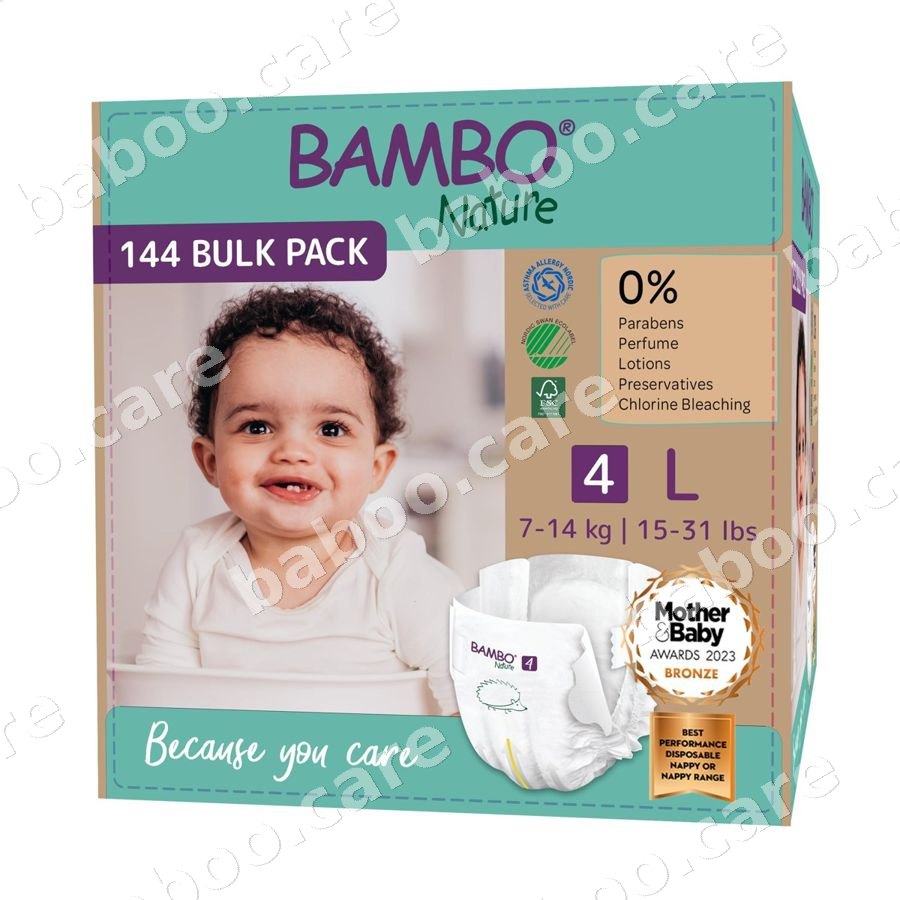 Bambo Nature Bambo Nature Eco Nappies Size 2 (3-6 kg), 132 pcs — baby & kids product